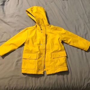 Gymboree yellow raincoat 3T